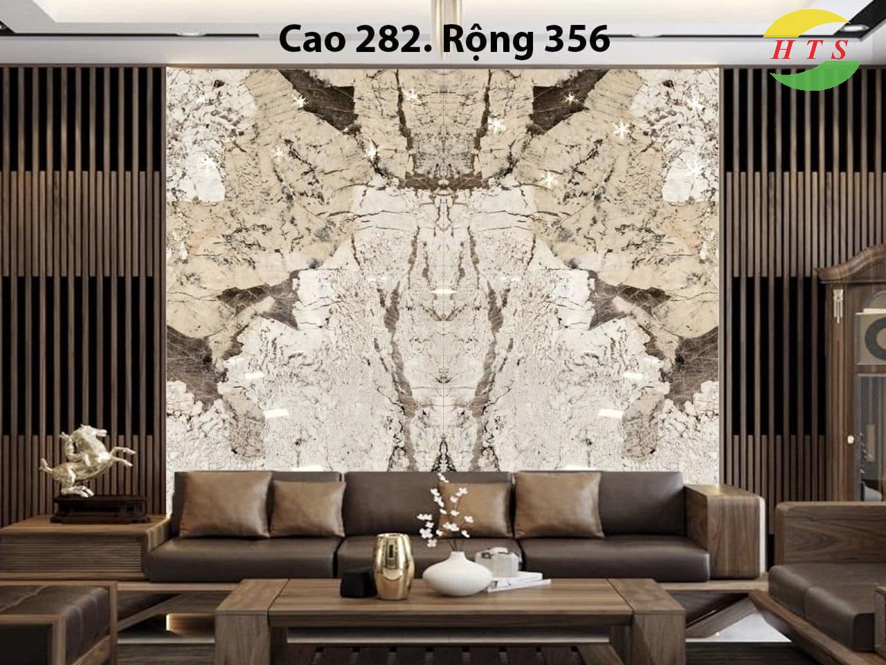 Tranh Đá Granite Trắng Đối Xứng